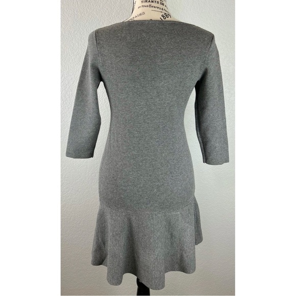 Milly Minis Girls Grey Drop Waist Mini Sweater Dress, size 12 - Picture 5 of 8